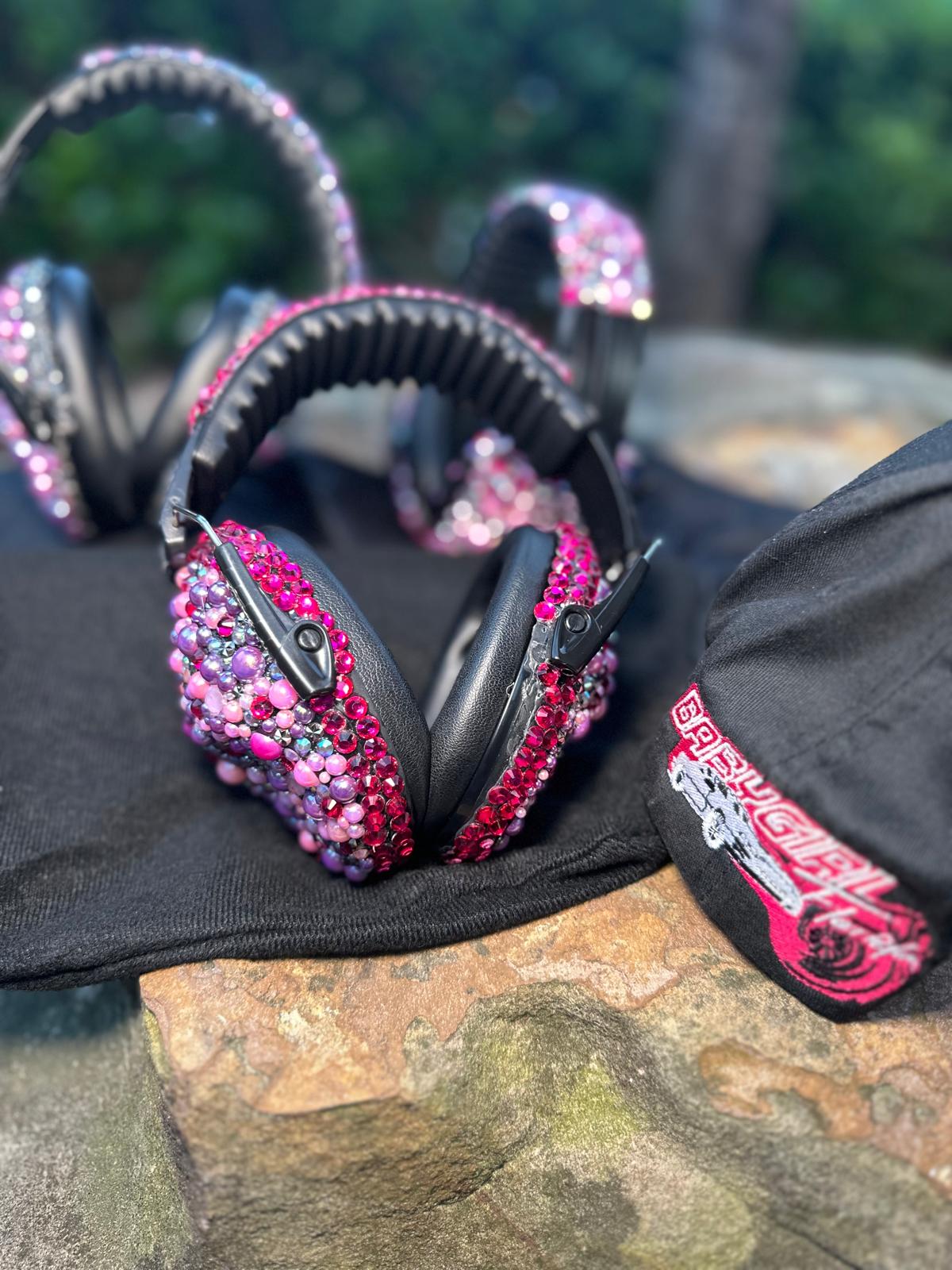 Custom Blinged Safety Earmuffs – BabyGirl Edition