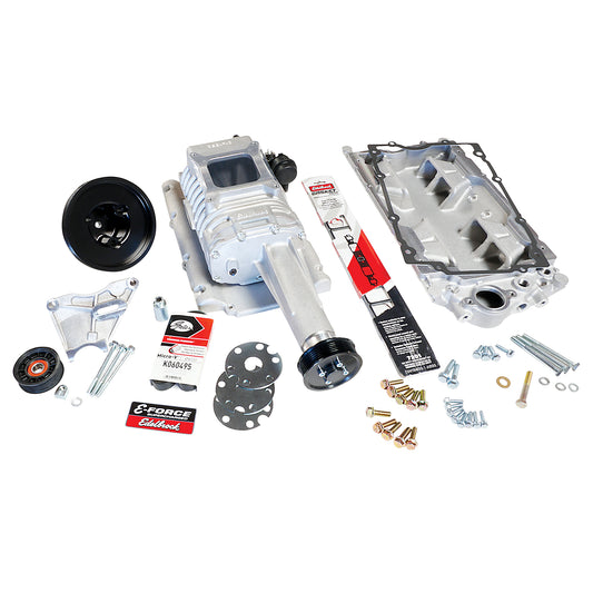 Edelbrock Supercharger Kit #1551 For 1957-86 Chevy Small-Block - Carbureted
